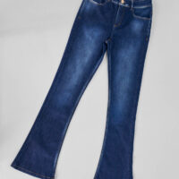 CALÇA PETIT SKINNY FLARE  LYCRA JEANS 51163