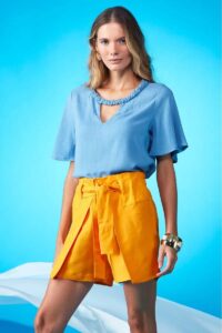SHORTS SAIA ZEUS APRICOT