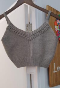 TOP ENCANTAR BEGE ESCURO